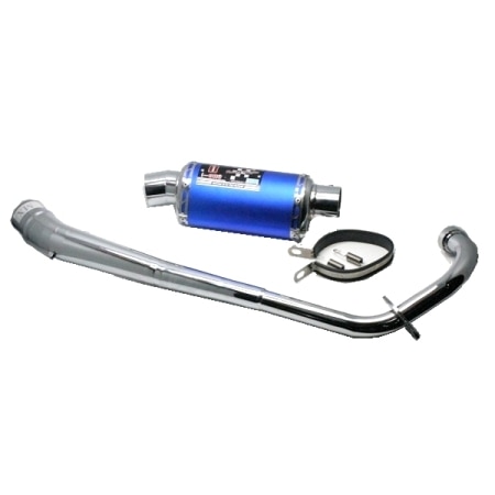 KNALPOT I-ONE TRIOVAL BLUE-CROM JUPITER-MX NEW